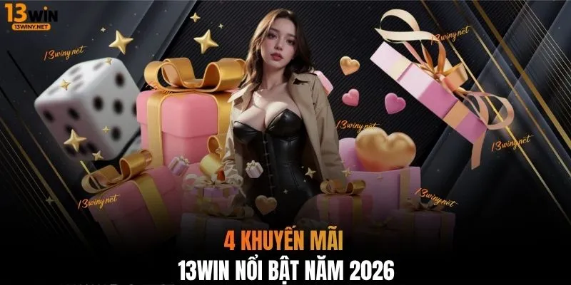 4 khuyến mãi 13WIN nổi bật năm 2026